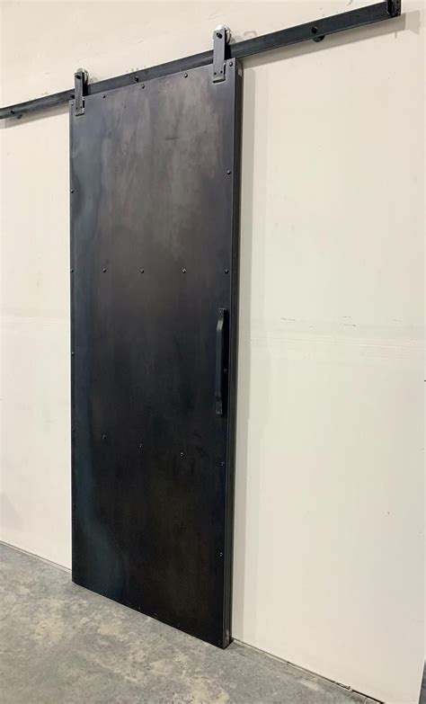 sheet metal barn door|exterior steel sliding barn doors.